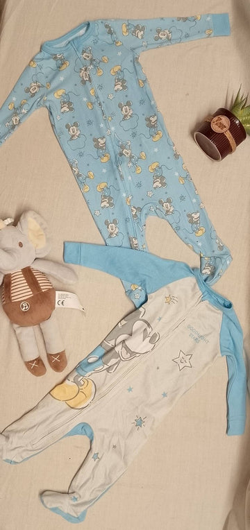 Disney Sleepsuit / Set of 2 / Size 0-3m